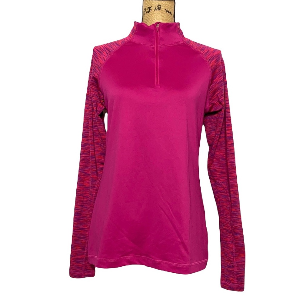 Pink Long Sleeves Lightweight Athletic Running Sports Top M